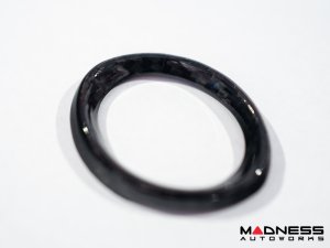 Maserati Ghibli Interior Trim - Carbon Fiber - Dashboard Clock Trim Cover - Feroce Carbon Maserati Ghibli Interior Trim - Carbon Fiber - Dashboard Clock Trim Cover - Feroce Carbon